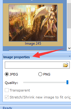 Image properties